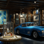 ⓒ 2026 Rich & Rich An image showcasing a collection of alternative investment assets, including a classic car, artwork, timepieces, and rare spirits.