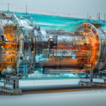 ⓒ 2026 Rich & Rich A detailed photorealistic cross-section of a futuristic Small Modular Reactor (SMR) revealing its complex internal engineering.